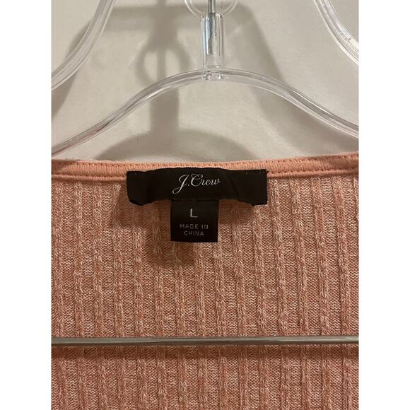 J. Crew Puff Sleeved Soft Ribbed V-Neck Sweater - Picture 4 of 8